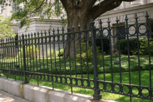 Steel and aluminum fencing