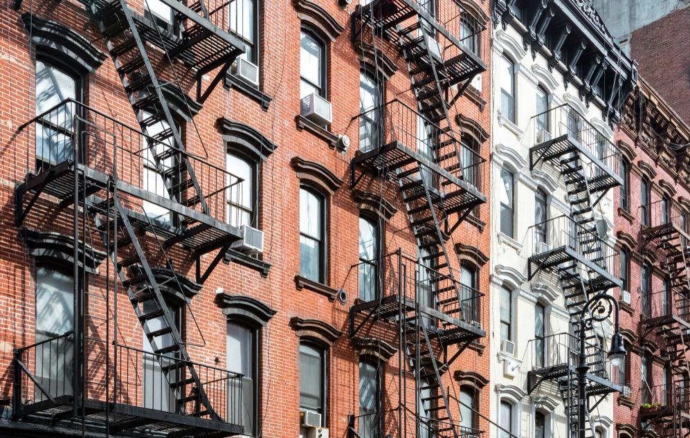 What type of Metal is used for Fire Escapes?
